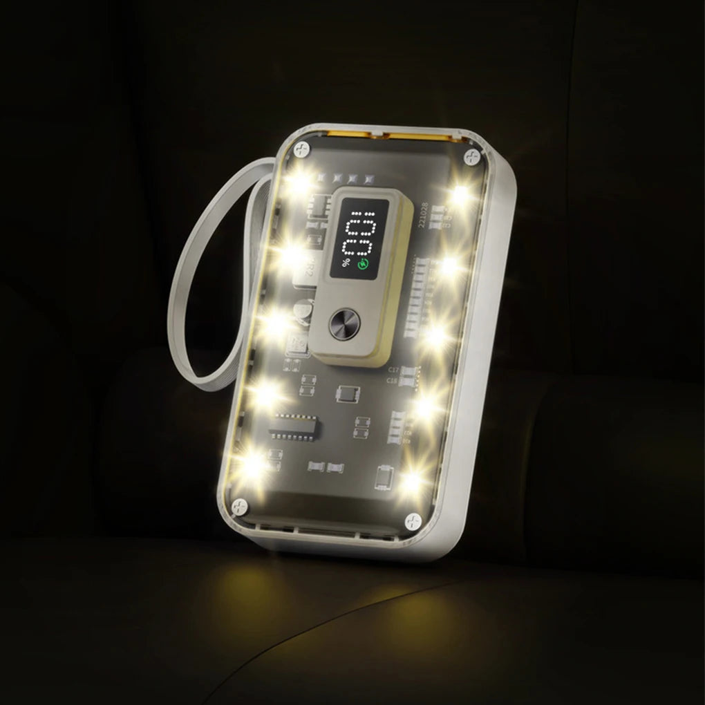 Versatile And Futuristic Power Bank Kit For Mobile Phones 22.5W Large Capacity 10000 Power Bank 21700 Case