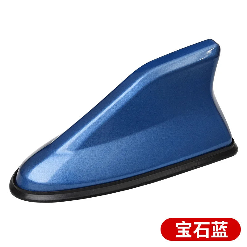 Car Decoration Shark Fin Antenna with Special Antenna for Signal Radio Roof Tail Antenna Modification Free Punch Car Accessories