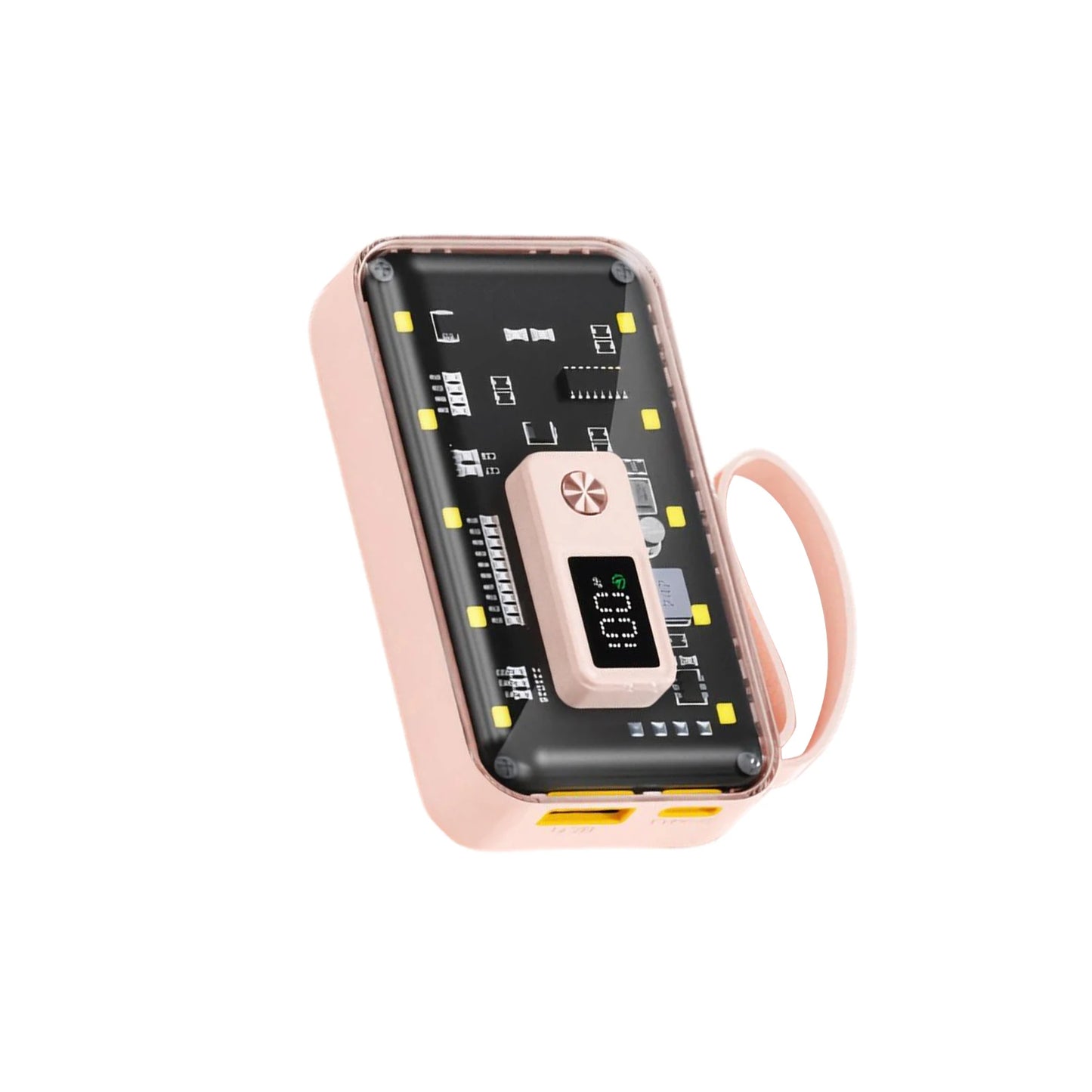 Versatile And Futuristic Power Bank Kit For Mobile Phones 22.5W Large Capacity 10000 Power Bank 21700 Case