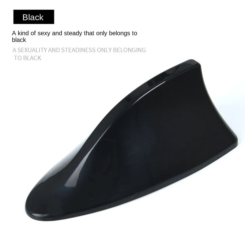 Car Decoration Shark Fin Antenna with Special Antenna for Signal Radio Roof Tail Antenna Modification Free Punch Car Accessories