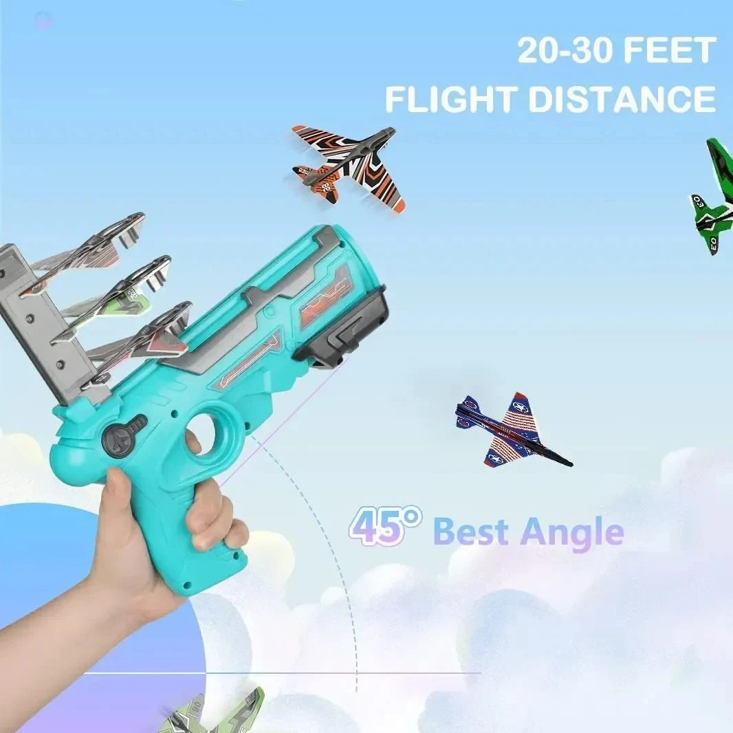 Ejection Aircraft Shooting Game Outdoor Parent-child Sports Toy