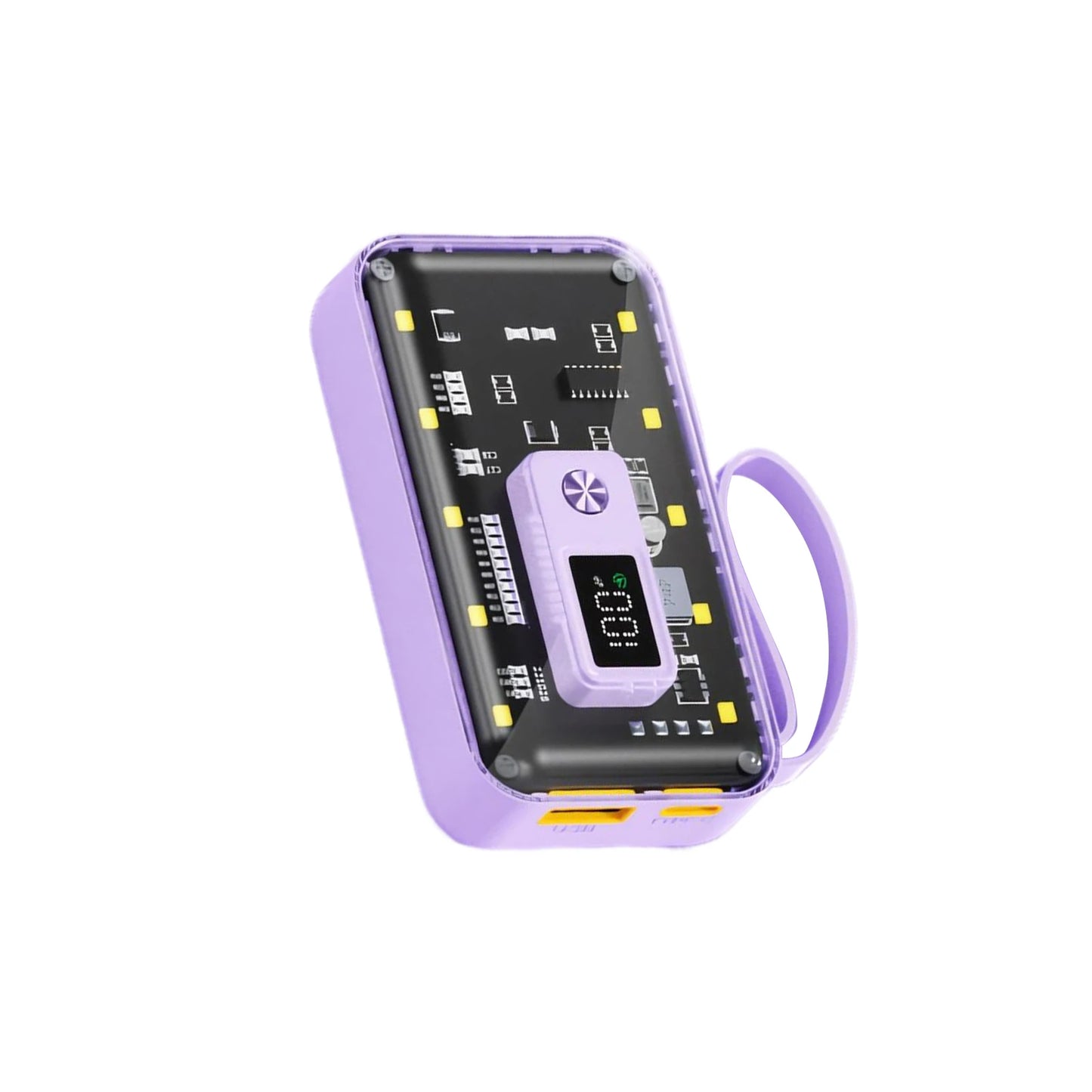 Versatile And Futuristic Power Bank Kit For Mobile Phones 22.5W Large Capacity 10000 Power Bank 21700 Case