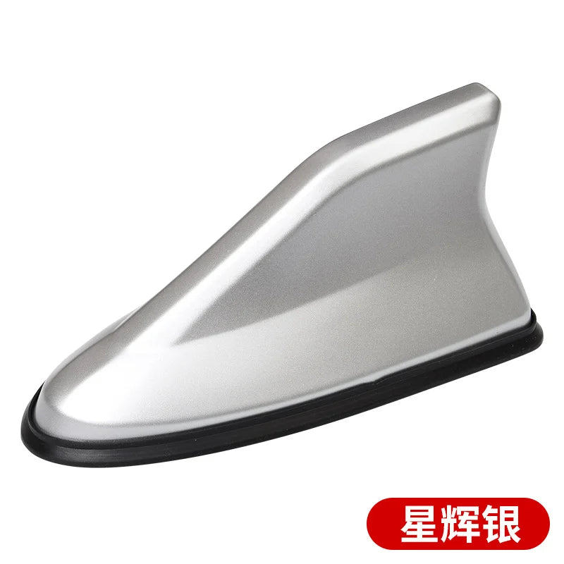 Car Decoration Shark Fin Antenna with Special Antenna for Signal Radio Roof Tail Antenna Modification Free Punch Car Accessories