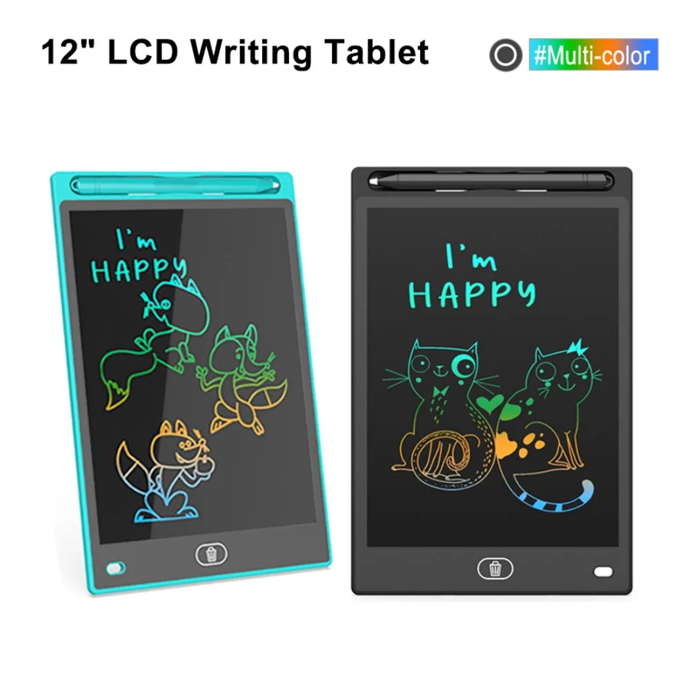 LCD Writing Tablet Drawing Board 12 Inch Electronics Graphic Board Ultra-thin Portable Handwriting Pads Kids Gifts Drawing Toys