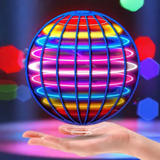 Flying Ball Boomerang Fly Orb Magic With LED Lights Drone Hover Ball