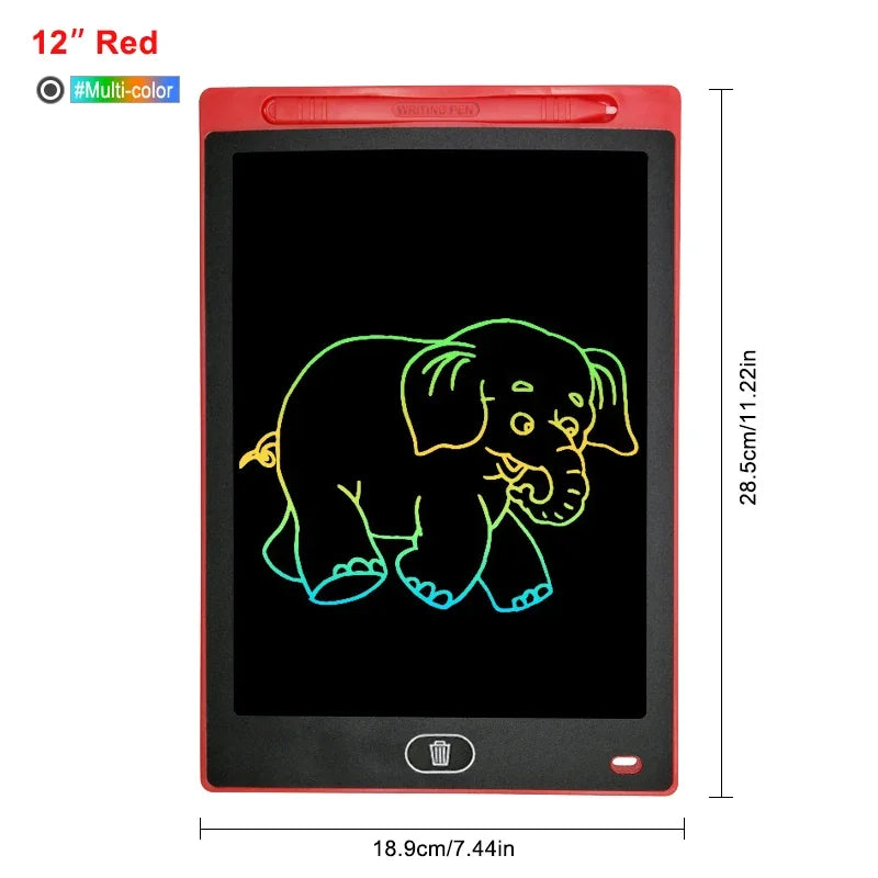 LCD Writing Tablet Drawing Board 12 Inch Electronics Graphic Board Ultra-thin Portable Handwriting Pads Kids Gifts Drawing Toys